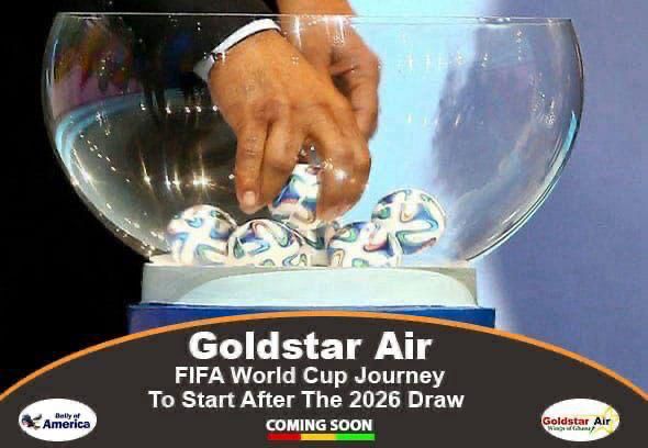 Goldstar Air FIFA World Cup Journey To Start After The 2026 Draw