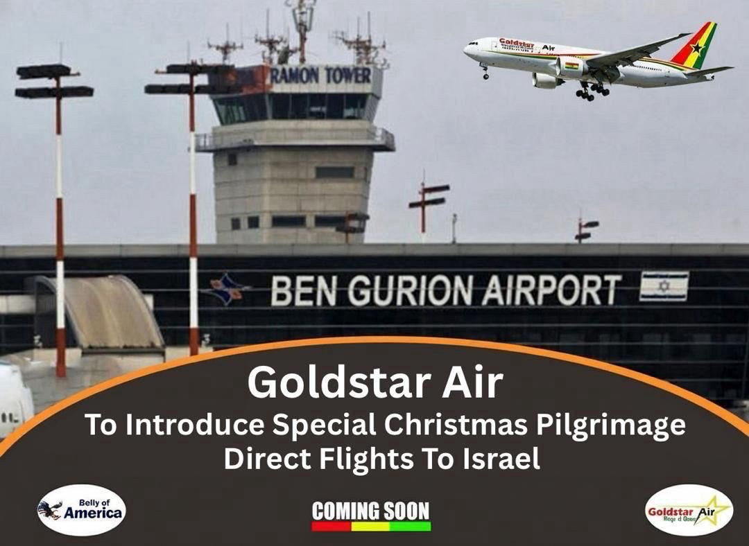 Goldstar Air To Introduce Special Christmas Pilgrimage Direct Flights To Israel