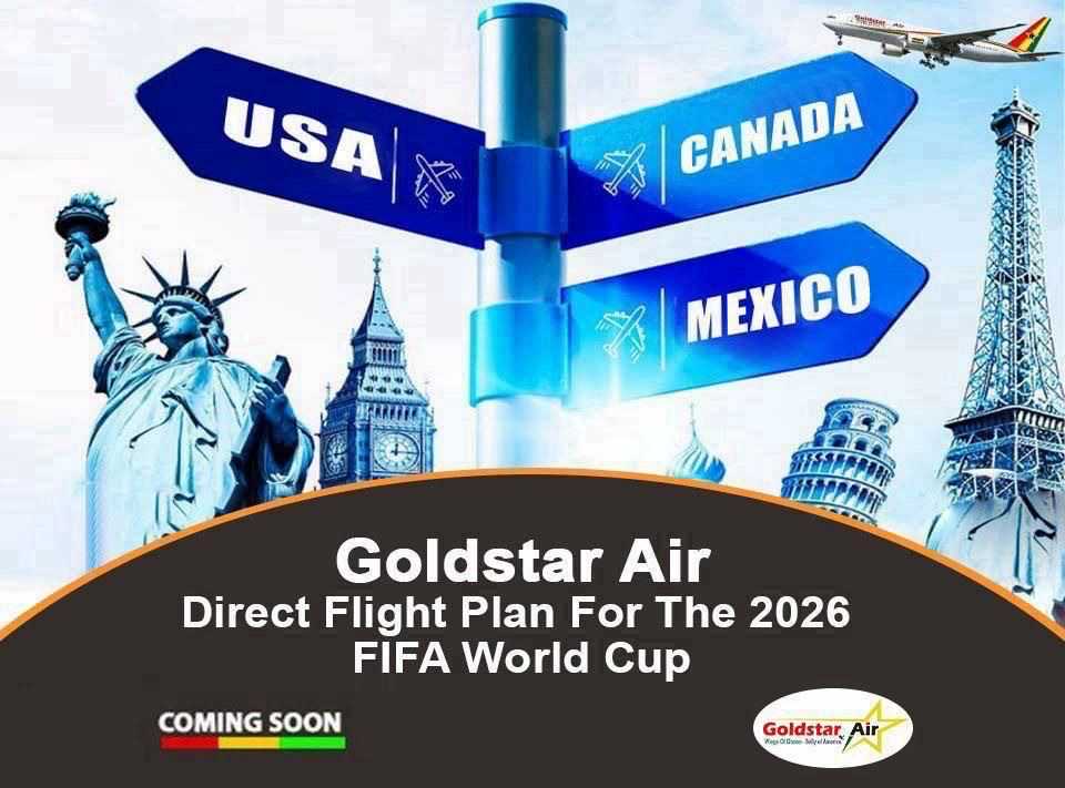 Goldstar Air Direct Flight Plan For The 2026 FIFA World Cup