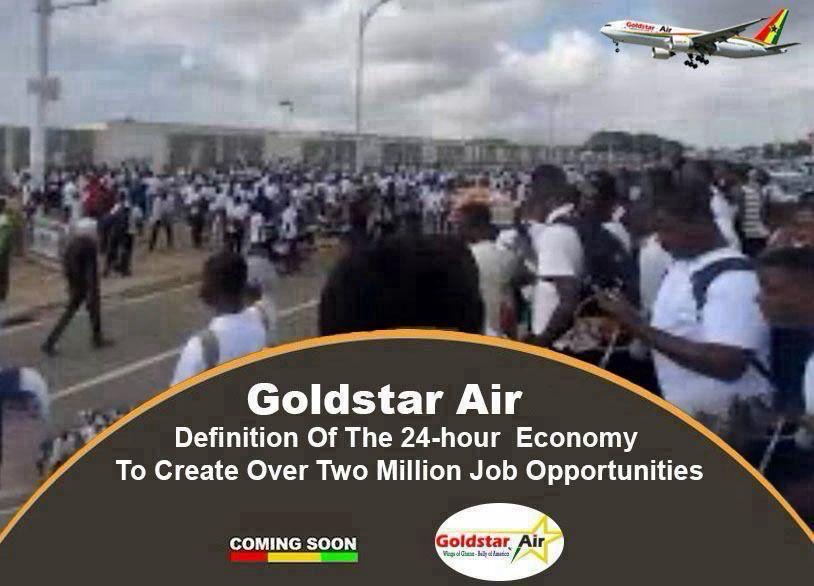 Goldstar Air’s Definition Of The 24-hour Economy To Create Over Two Million Job Opportunities