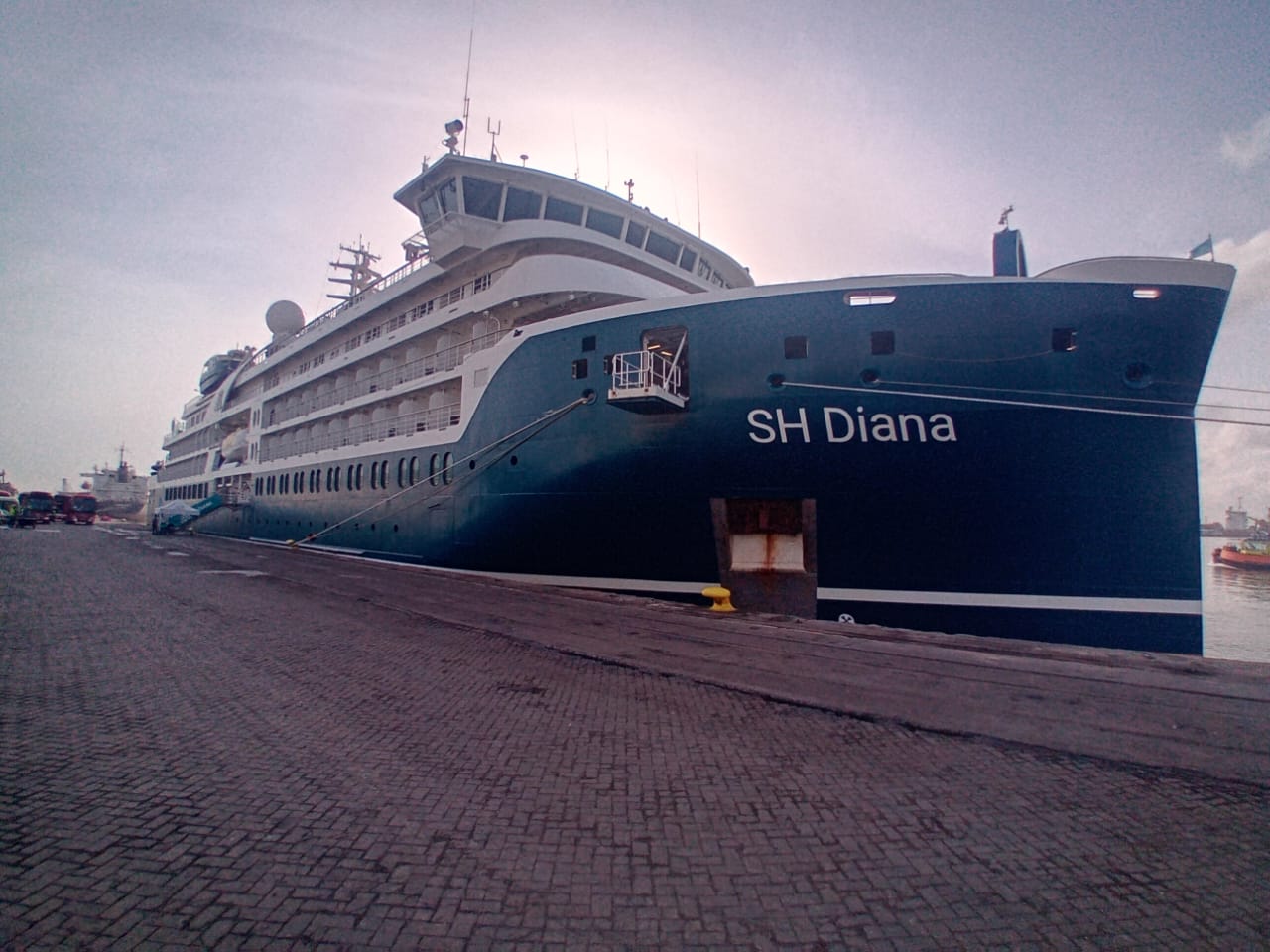 Reception report on the arrival of MV SH DIANA at Tema port