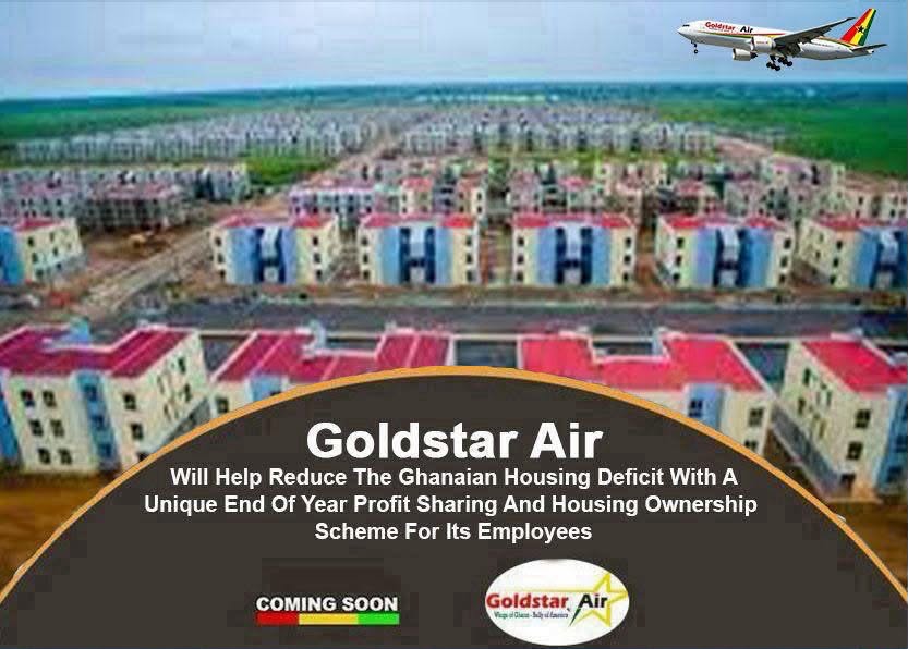 Goldstar Air Will Help Reduce The Ghanaian Housing Deficit With A Unique End Of Year Profit Sharing And Housing Ownership Scheme For Its Employees