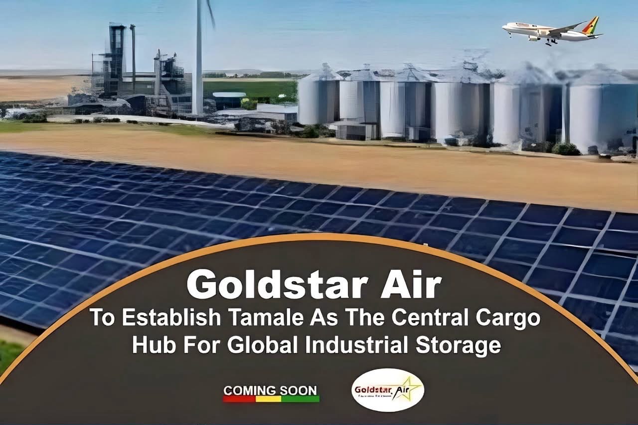 Goldstar Air To Establish Tamale As The Central Cargo Hub For Global Industrial Storage